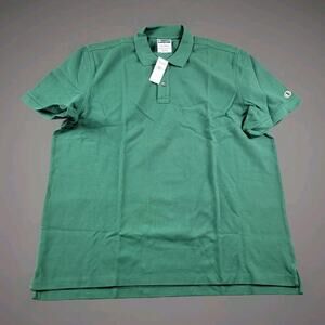 Champion x Todd Snyder Pique Polo Shirt size XXL Green Short Sleeve NWT $138